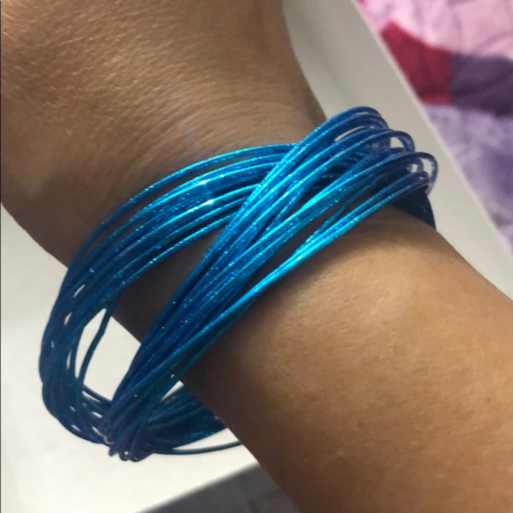Multiple bangles. Blue - Picture 4 of 4